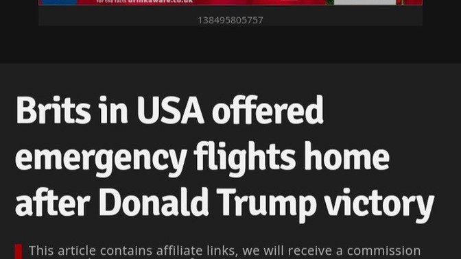 Did you know the UK is evacuating it's citizens from America?