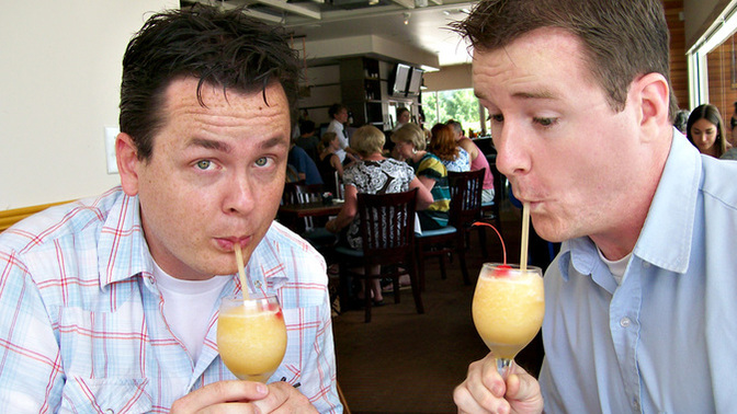 Guys, would you order and try a "girly drink" in public?