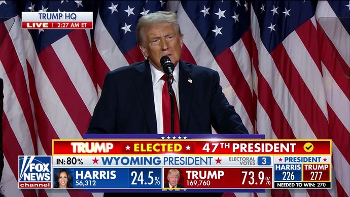 What did you like best about the presidential election??