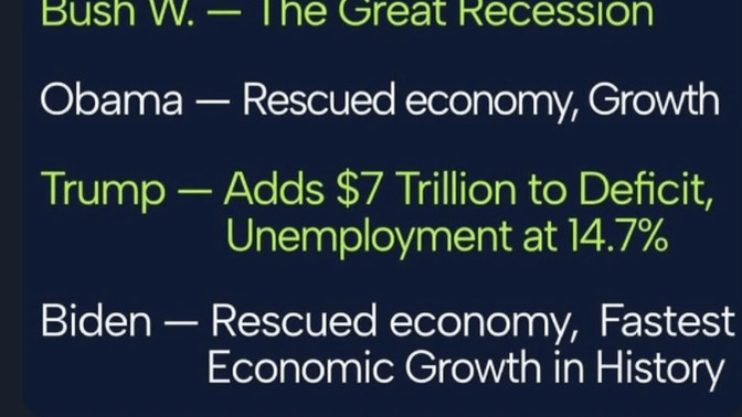 Just so you know what you voted for... recession?