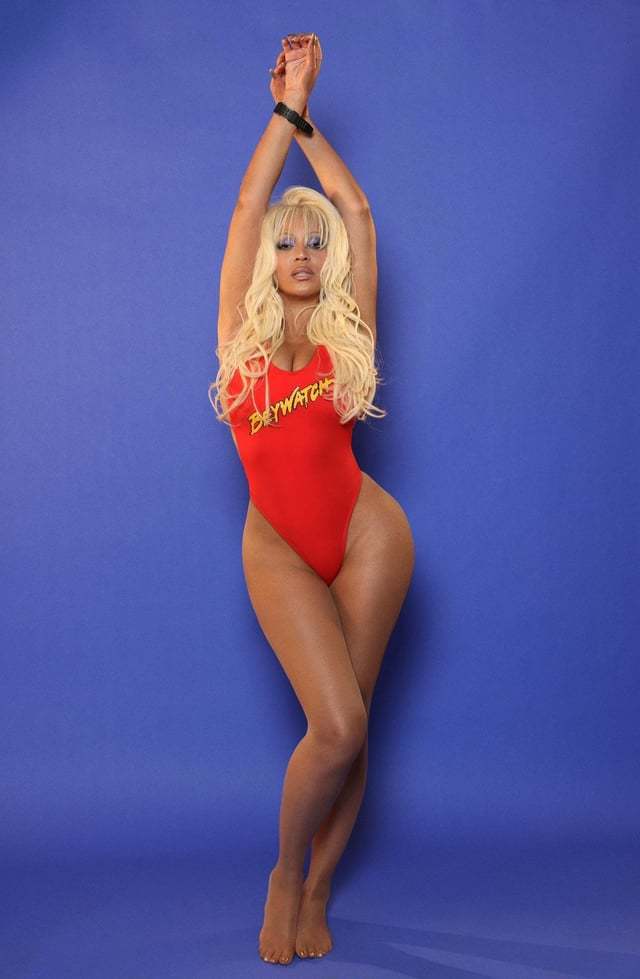 Do you think Beyoncé nailed it as Baywatch Pam Anderson?