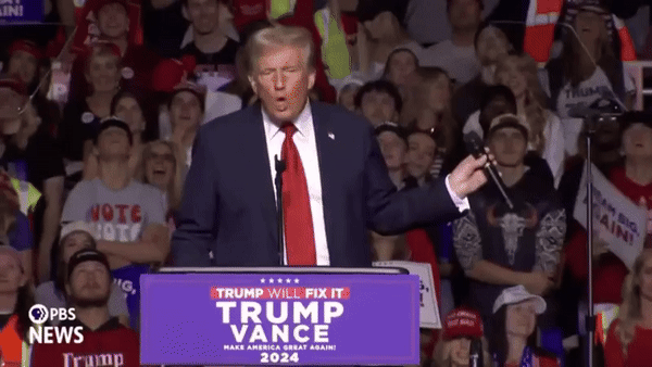 Trumpty Dumpty set the bar pretty high during his rallies. Where does he go from here?