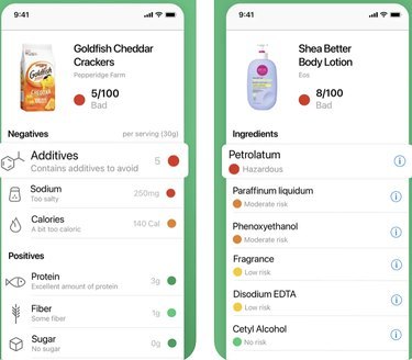 Are you inspecting the food labels or do you just buy what you want without looking at the food labels?