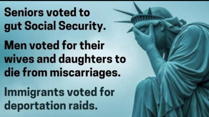 I think this about sums up the insanity that just happened this election. Your thoughts?