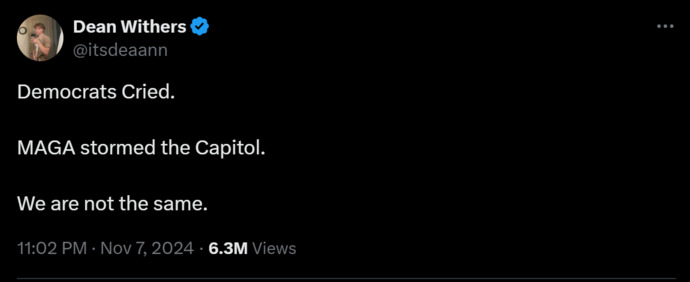 Will the Left do a January 6th or will they just stick to non violent meltdown?