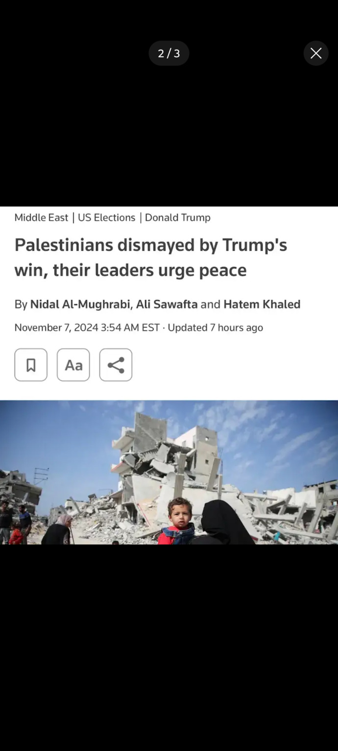 Is this an example of peace through strength?