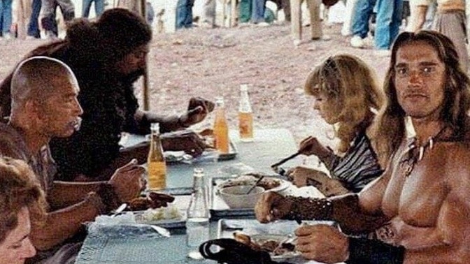 Would you eat lunch with Conan the Barbarian and his cronies?