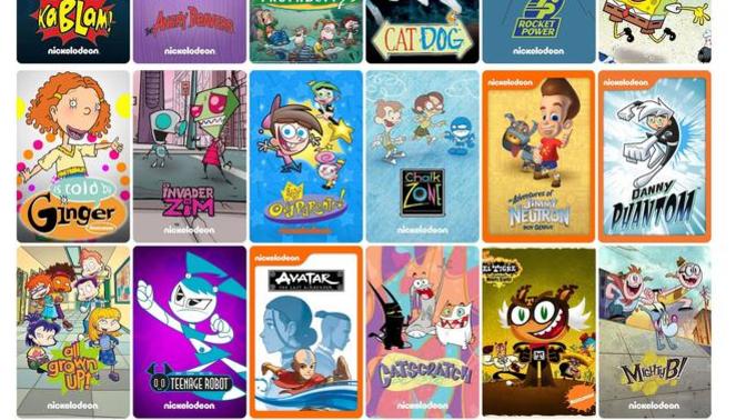 Pick your 3-7 favorite Nickelodeon cartoon shows?