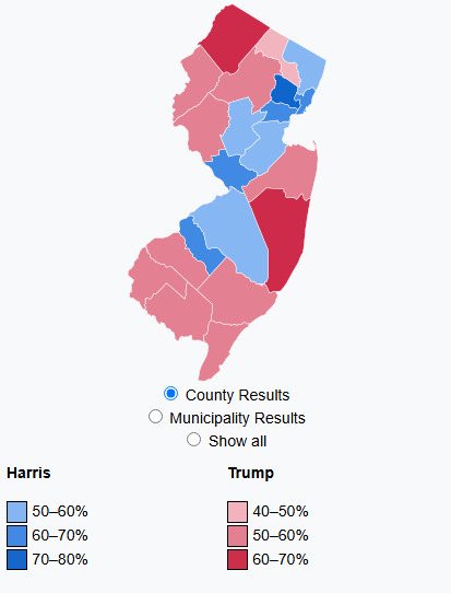 Is New Jersey a swing state at this point?