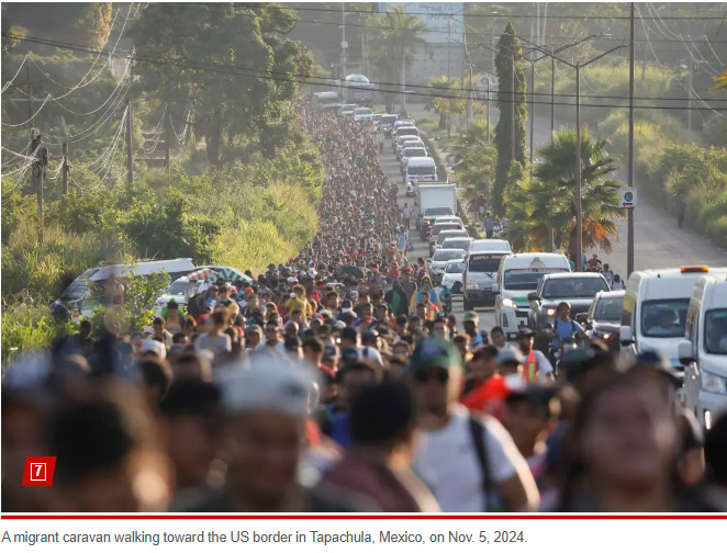 Illegal US border crossings nosedive on Trump landslide. Illegals give one last F* Y* to America on election day. Will Trump secure the border AGAIN?
