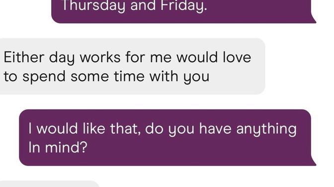 Is it normal to not text before a first date?