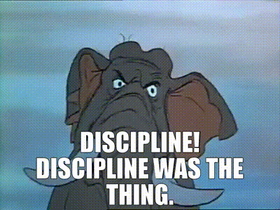 Do you think of yourself as a disciplined person?