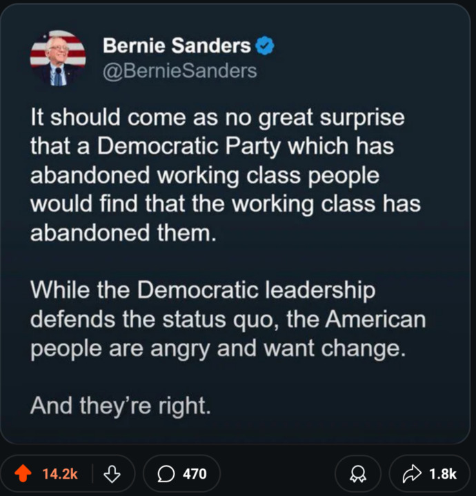 Do you agree with Bernie Sanders?