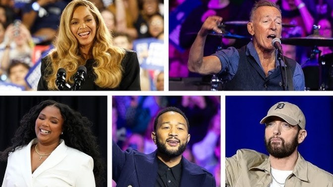 Did her Celebrity endorsements Hurt or Help Kamala Harris at voting time?