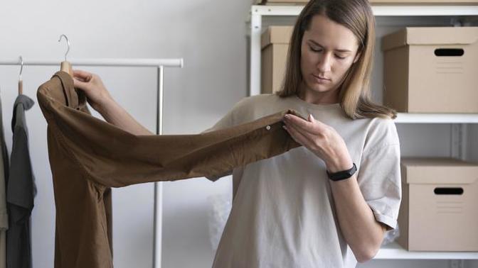 LEFT or RIGHT arm first when putting on a garment with SLEEVES?
