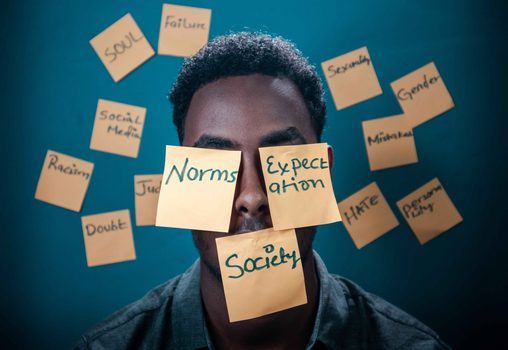 Do you find it stressful trying to fit into societal norms or to play by the rules?