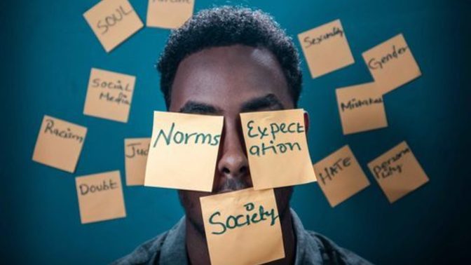 Do you find it stressful trying to fit into societal norms or to "play by the rules"?