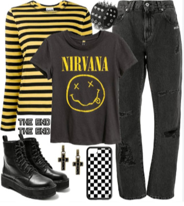 How did you used to dress in high school?