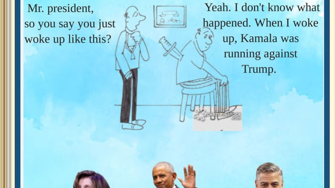 What do you think of Joe's sudden epiphany to step aside?