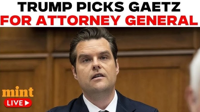Do you like Trump's AG pick and will Matt Gaetz deliver that Bloodbath?