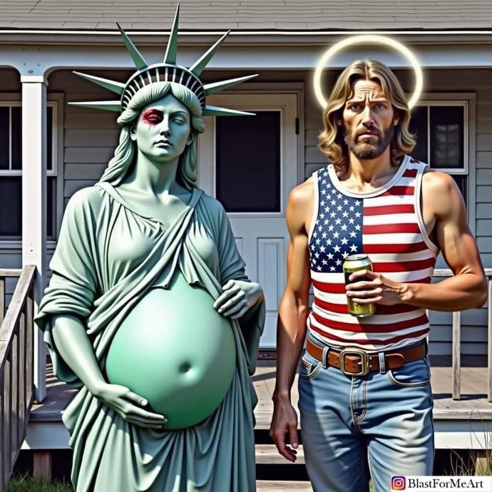 Your thoughts on this image right here? America F yeah?