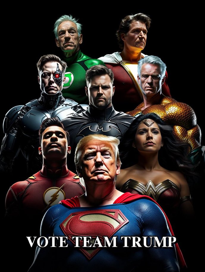 Is President Trump assembling the Avengers? Who is your favorite? ?