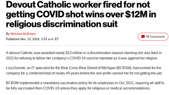 I hope more people sue these parasitic losers that forced the jab. Agree?
