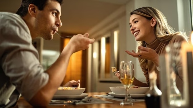 Is it wrong for your husband to have dinner with a female co worker alone?