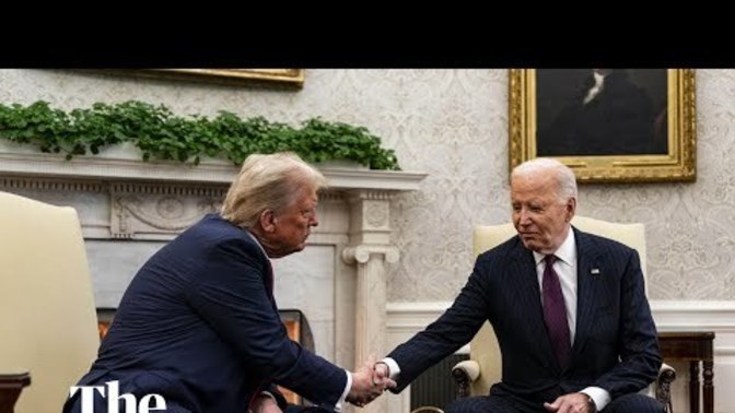 Why would Joe Biden peacefully transfer power over to Donald Trump?