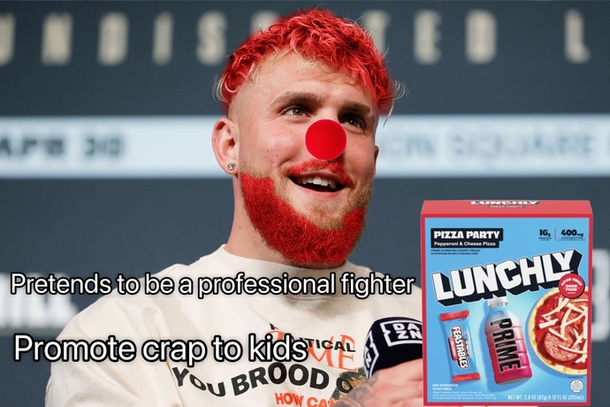 Does anybody thinks Jake Paul should the new Ronald McDonald?