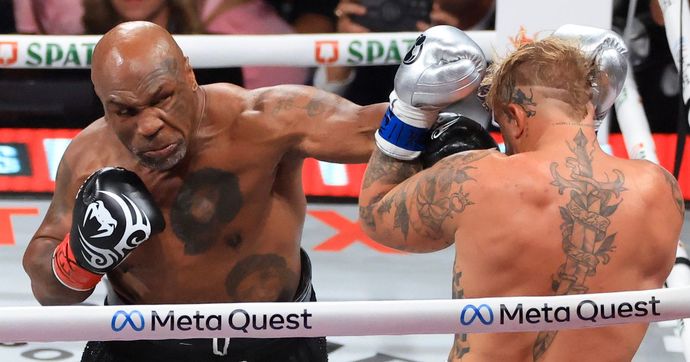 What are your thoughts on the boxing match between Mike Tyson and Jake Paul in Arlington, Texas? How did they do in their performance?
