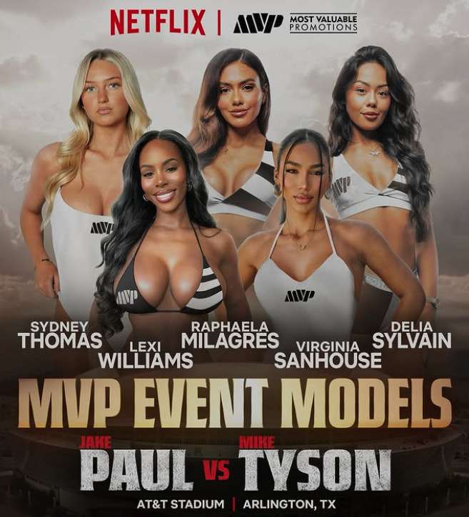 Which of the ring girls was the best looking one from the Tyson/Paul event?