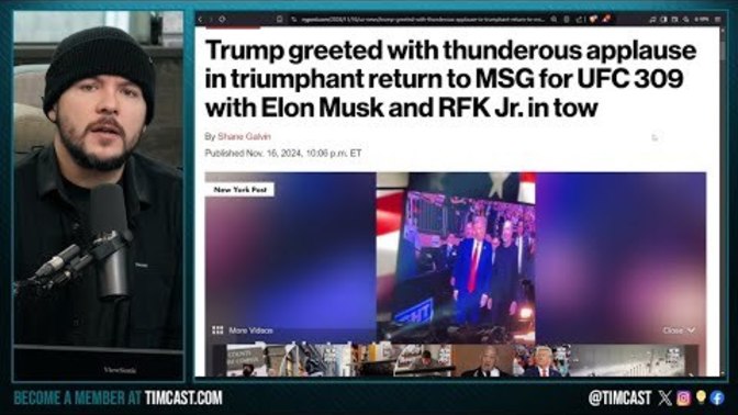 Does Donald Trump deserve the thunderous applause in triumphant return to message for UFC 309 alongside Elon Musk and RFK Jr?