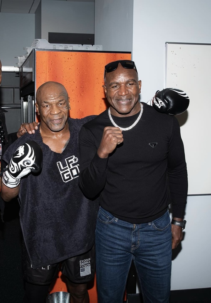 What are your thoughts of Evander Holyfield calling out Mike Tyson for a trilogy after Tyson’s loss to Jake Paul?