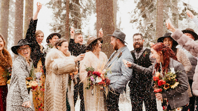 What’s the perfect outfit to wear to a winter wedding without sacrificing style for warmth?