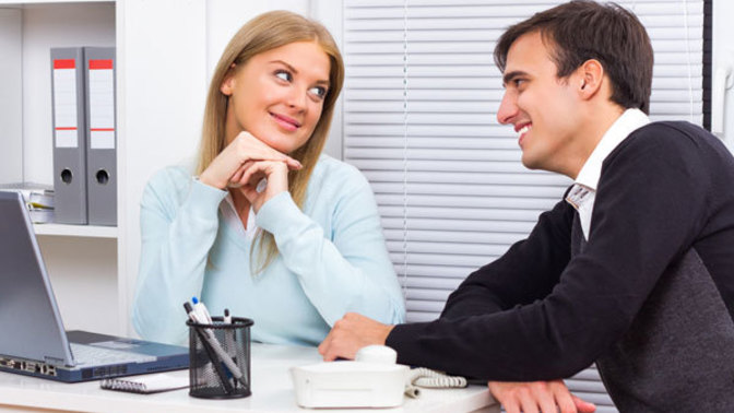 Girls, if you’ve ever liked a guy at work, how did you flirt with him?