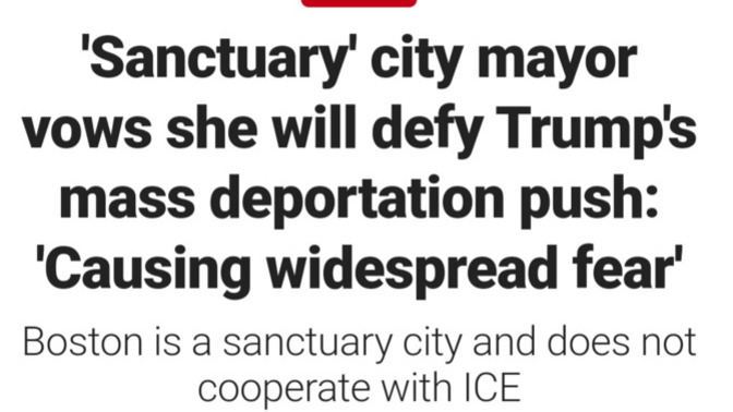 Democrat Mayors and Governors vow no criminal illegals will be deported. Trump administration responds wanna bet? Who do you think will win that bet?