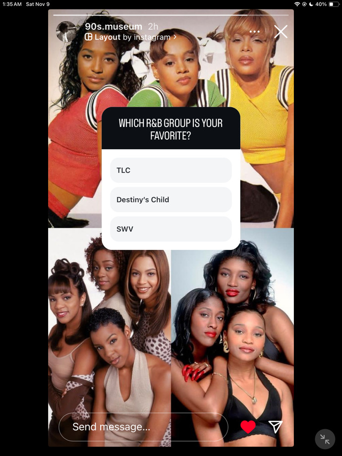 Which 90s female R&B group is your favorite among these?