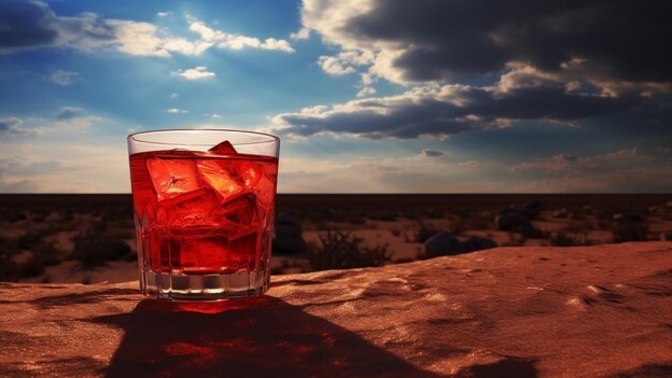 What does a drink "on the rocks" mean?