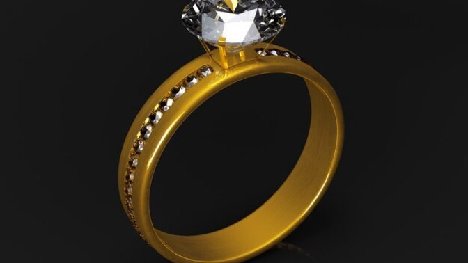 Should a guy wear a 3mm gold diamond ring if it’s advertised to men but is small enough to be a female ring except the ring size would be 15?