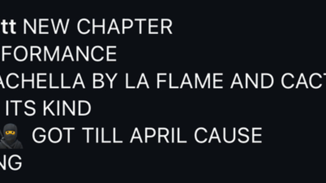 Excited for his new chapter?