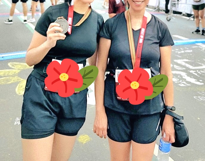 Just wondering, between me and my mother?