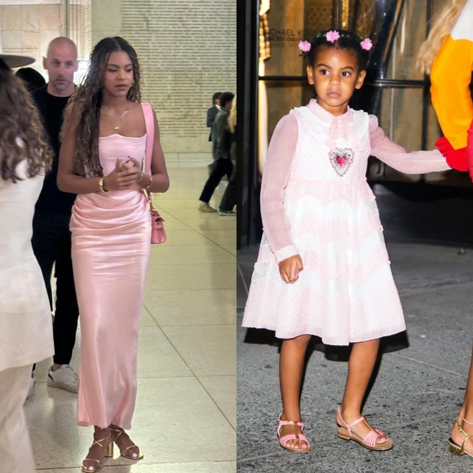 What do you think of Blue Ivy and her dress at the Wicked Premiere? Do she look too grown for her age?