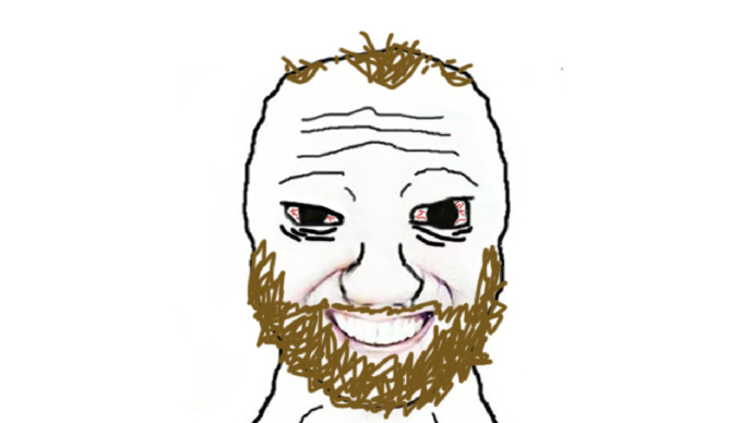 Realistic picture of me looking at your picture