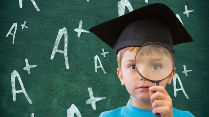 What type of person makes the grade in school?