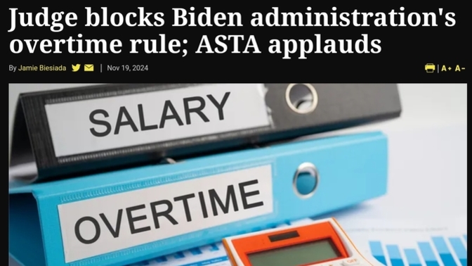 Where are you on overtime rules?