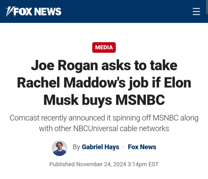 Elon Musk Jokingly Wants To Buy MSNBC, What Are Your Thoughts?