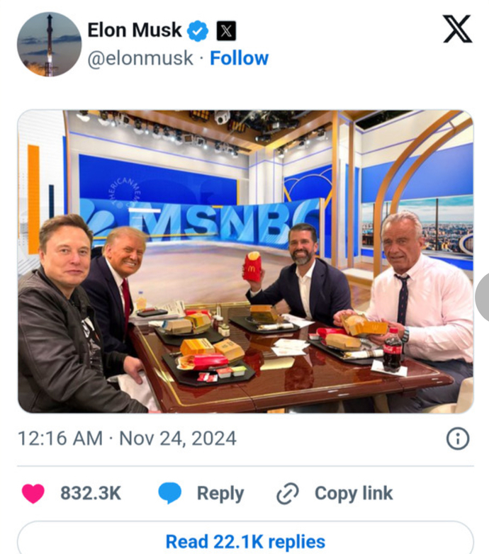 Elon Musk "Jokingly" Wants To Buy MSNBC, What Are Your Thoughts?