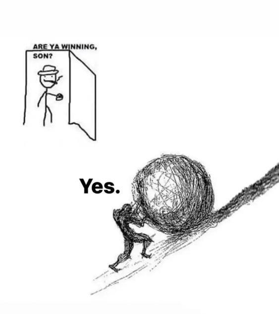 Are you winning in life so far? Do you feel like youre winning?