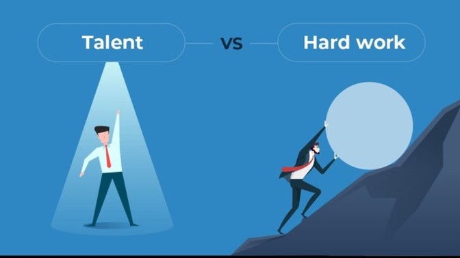 Would you rather be talented and lazy or untalented and hardworking?